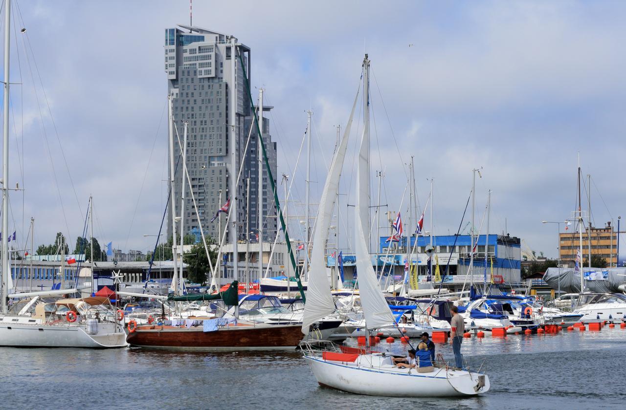 Ferienwohnung The Marine Plaza - Sea Towers Gdynia Exterior foto
