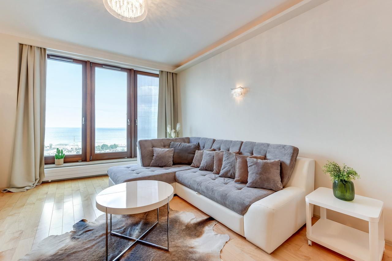 Ferienwohnung The Marine Plaza - Sea Towers Gdynia Exterior foto