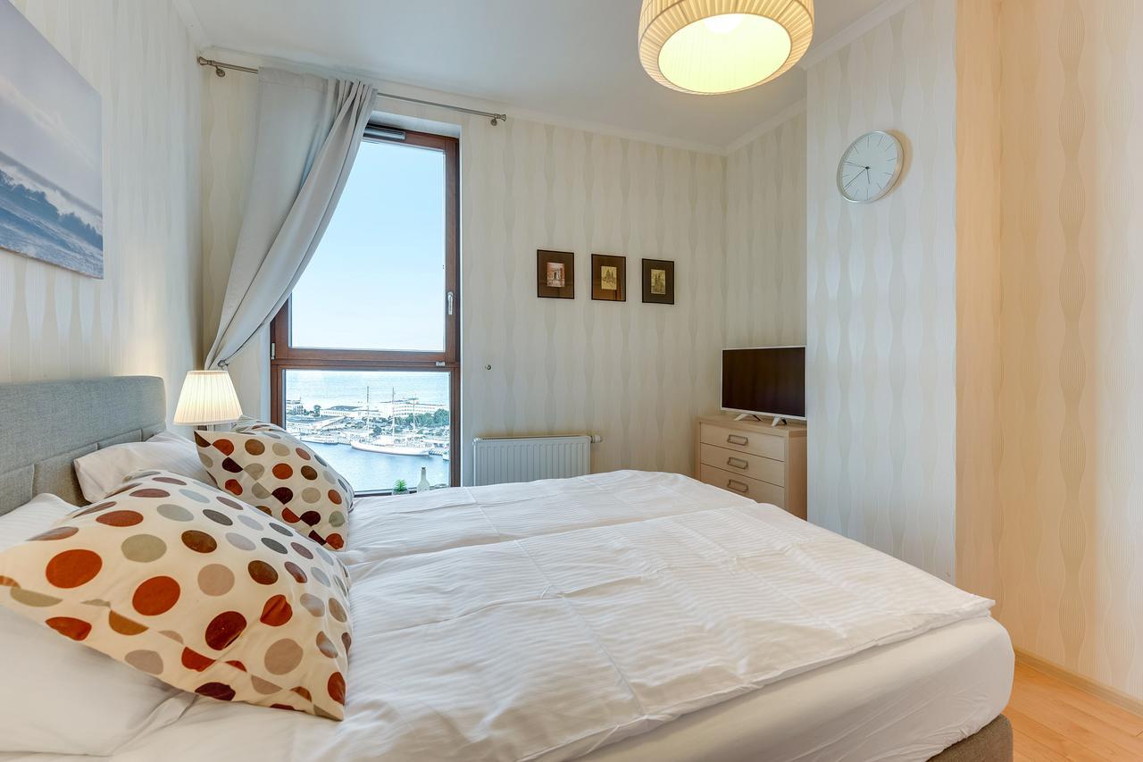 Ferienwohnung The Marine Plaza - Sea Towers Gdynia Exterior foto
