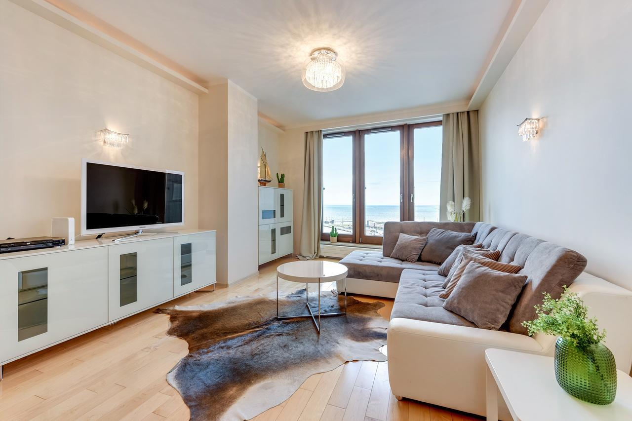 Ferienwohnung The Marine Plaza - Sea Towers Gdynia Exterior foto
